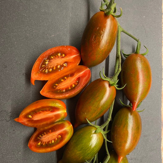 Tiger Zebra plommetomat